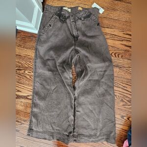 Anthropologie Chocolate Ankle Pants